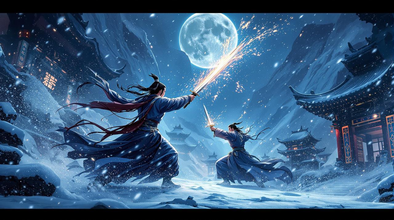 日韩色影院 - 雪山飞狐：雪夜激战